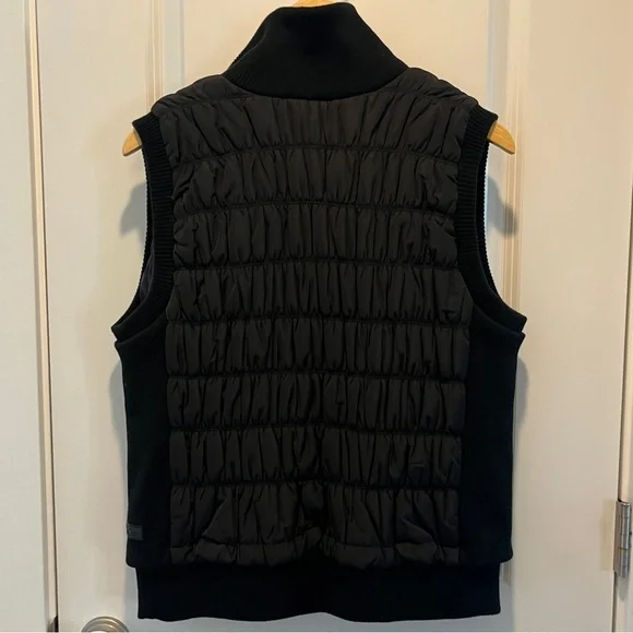 Calvin Klein Black Puffer Winter Vest - Picture 3 of 5